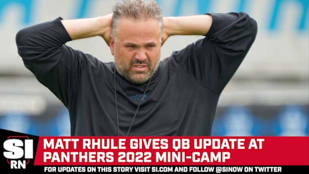 Matt Rhule Gives QB Update At Panthers Mini-Camp